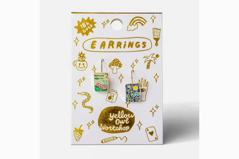 Yellow Owl Workshop - Impressionists Earrings