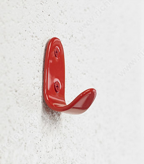 Modern Metal Hook - 1133 Red