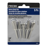 ROK - 5 PC ROTARY RASP SET