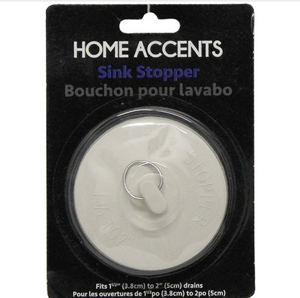 HOME ACCENTS Sink Stopper