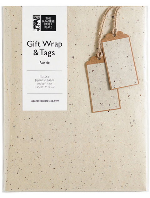 Japanese Paper Gift Wrap & Tags – Rustic