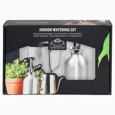 NACH Indoor Watering Set with two different sized watering vessels for houseplant care
