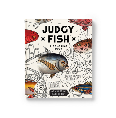 Judgy Fish Colouring Book