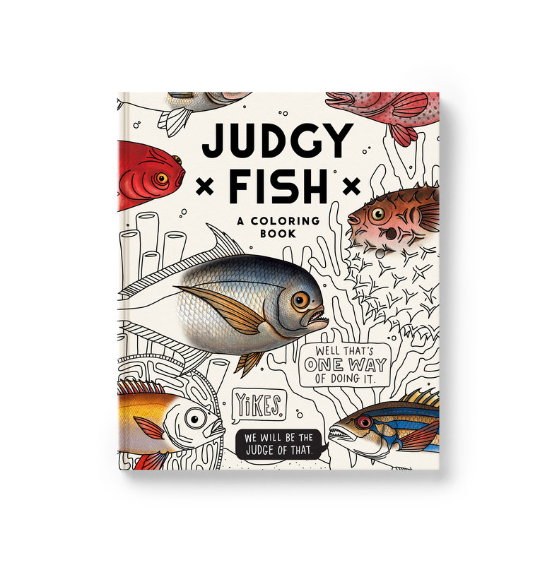 Judgy Fish Colouring Book