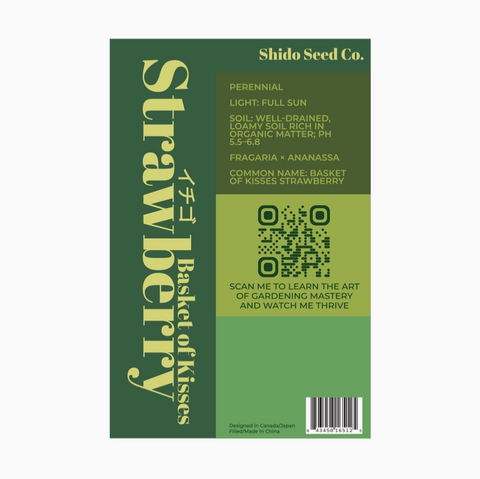 Shido Seeds Basket Kisses Strawberry Seeds