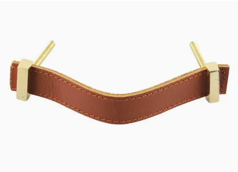 NACH Adjustable Leather Pull, Caramel