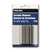 ROK - 2 PC CERAMIC BAR MAGNETS 3/8 X 3/8 X 1-7/8