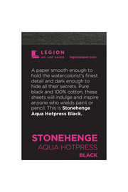 Stonehange Aqua Mini Pad - Black Paper