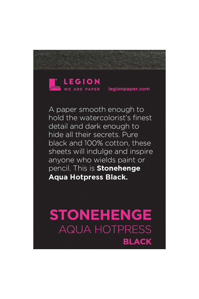 Stonehange Aqua Mini Pad - Black Paper