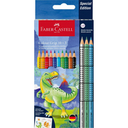 Faber-Castell COLOR GRIP PENCILS Dinosaur/10+3 Metallic