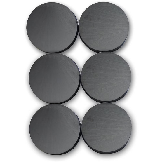 ROK - 6 PC CERAMIC DISC MAGNETS 1 X 5/32