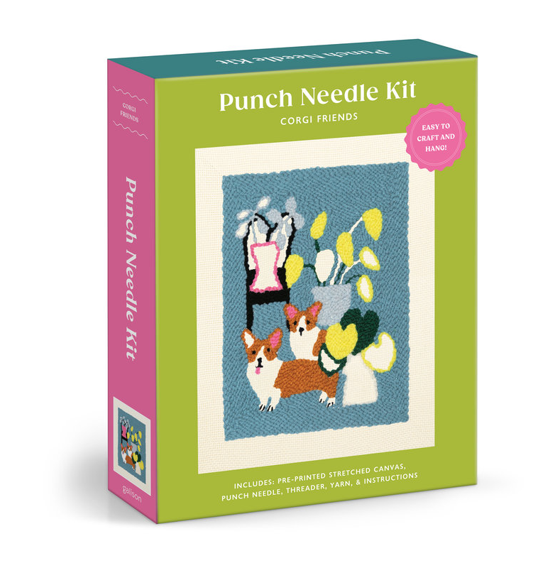 Corgi Friends Punch Needle Kit
