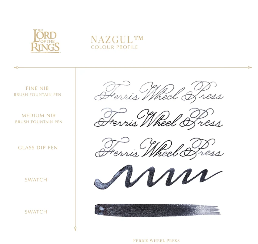 Ferris Wheel Press - The Lord of the Rings 25th Anniversary | Nazgûl 38ml Ink