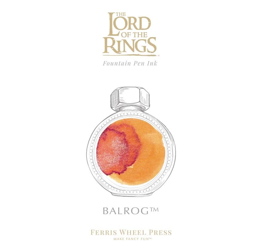 Ferris Wheel Press - The Lord of the Rings 25th Anniversary | Balrog 38ml Ink