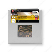 Yellow Zinc All-Purpose Screw, Bugle Head, Square Drive - #8 - 1 in