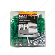 Reliable - Plastic Anchors Box of 50 - 5/16 in - Green