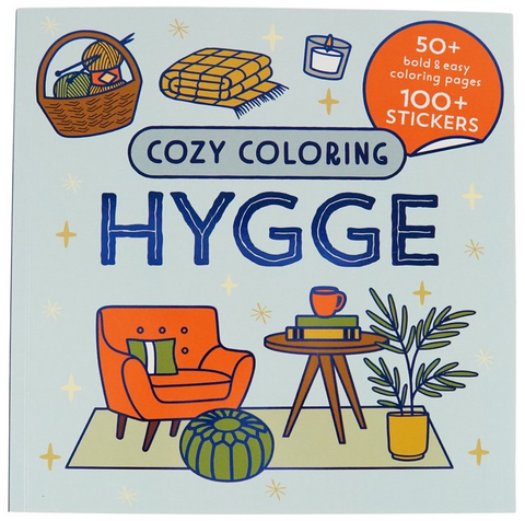 Cozy Coloring Hygge With Stickers