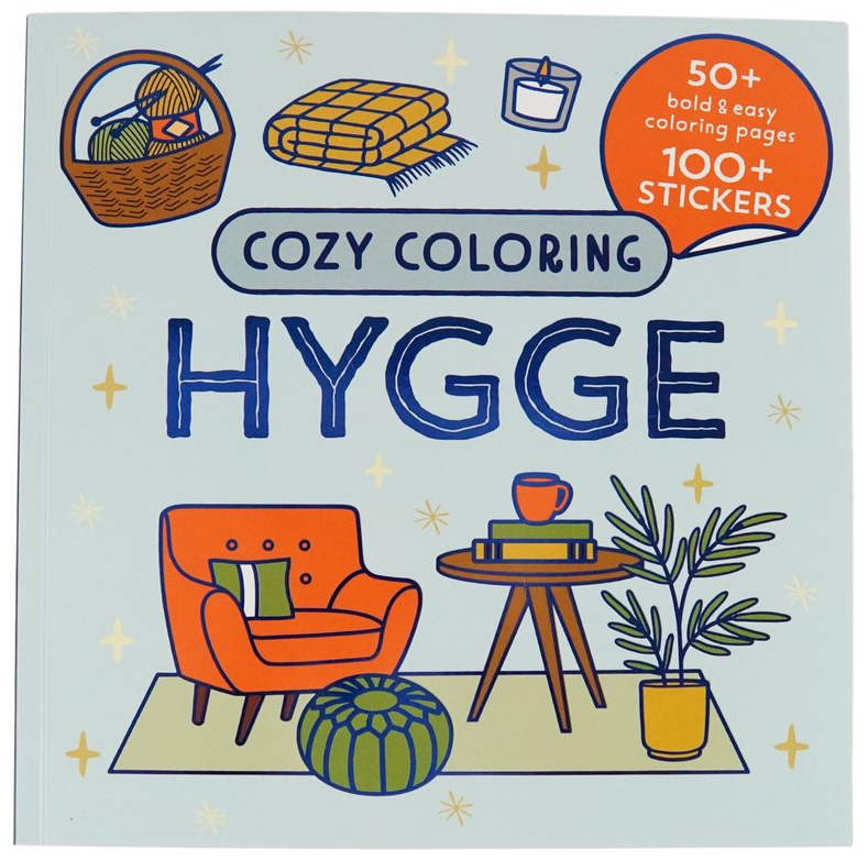 Cozy Coloring Hygge With Stickers