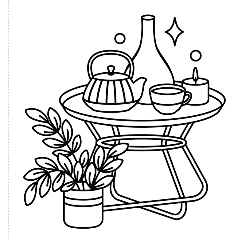 Cozy Coloring Hygge With Stickers
