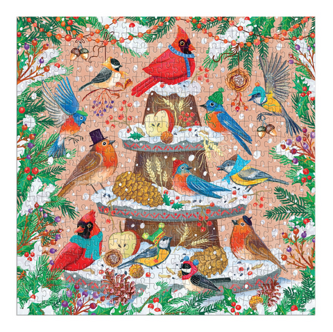 Festive Feathers 500 Piece Foil Puzzle