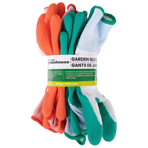 GREENHOUSE - GARDEN GLOVES 4 PAIRS