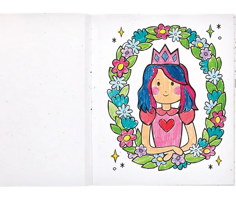 OOLY Color-in' Book: Princesses & Fairies
