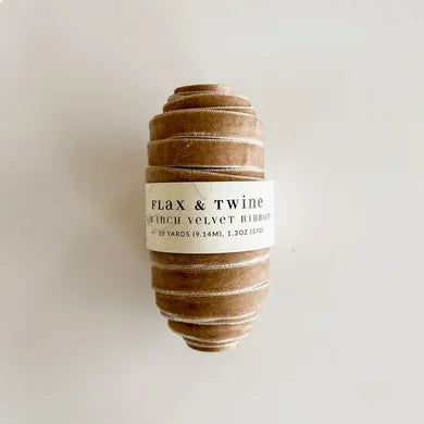 Flax & Twine Velvet Ribbon - 10yds Flax & Twine product_type art-noise.myshopify.com flax-twine-velvet-ribbon-10yds Flax & Twine Velvet Ribbon - 10yds Flax & Twine  art-noise.myshopify.com flax-twine-velvet-ribbon-10yds