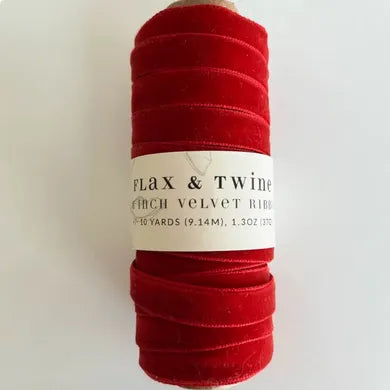 Flax & Twine Velvet Ribbon - 10yds Flax & Twine product_type art-noise.myshopify.com flax-twine-velvet-ribbon-10yds Flax & Twine Velvet Ribbon - 10yds Flax & Twine  art-noise.myshopify.com flax-twine-velvet-ribbon-10yds