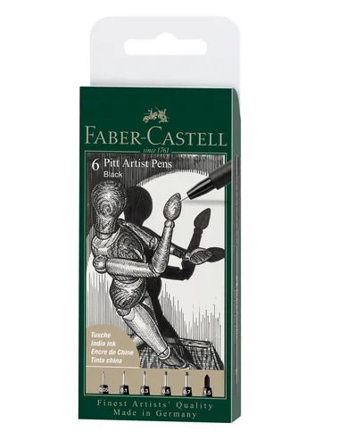 Faber-Castell - PITT Artist Pen - Black Wallet of 6 - Art Noise Faber-Castell - PITT Artist Pen - Black Wallet of 6 Faber-Castell Markers art-noise.myshopify.com faber-castell-pitt-artist-pen-black-wallet-of-6-1 Faber-Castell - PITT Artist Pen - Black Wallet of 6 Faber-Castell Markers art-noise.myshopify.com faber-castell-pitt-artist-pen-black-wallet-of-6-1