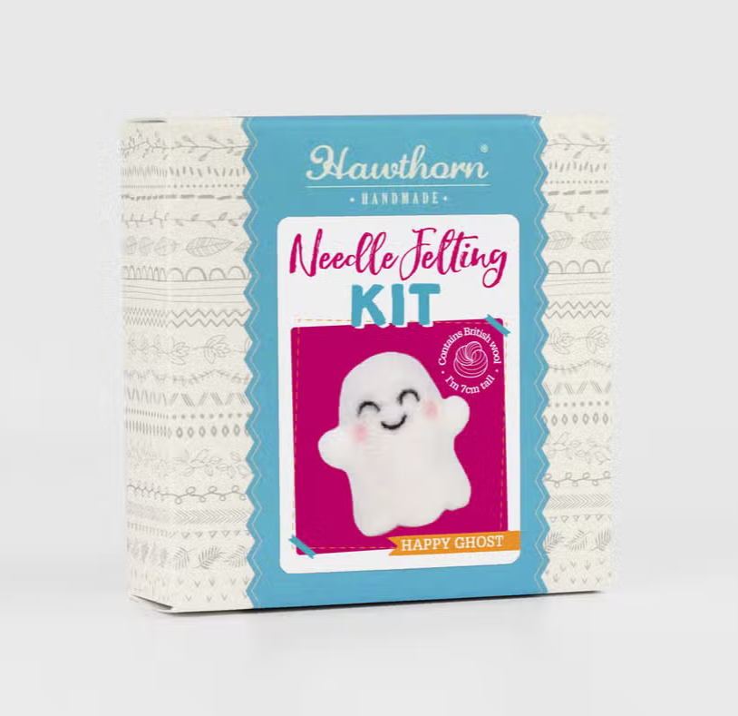 Hawthorn Handmade - Happy Ghost Mini Felting Kit