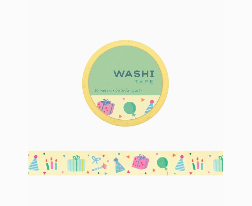 Girl of All Work Birthday Party Washi Tape