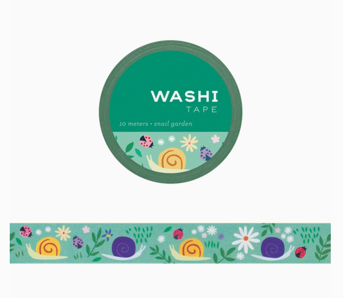 Girl of All Work Snail Garden Washi Tape