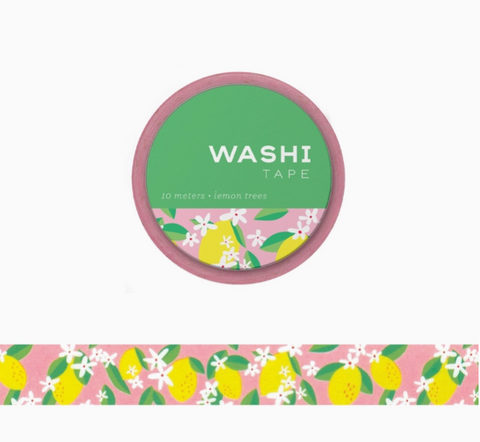 Girl of All Work Washi Tape: Lemon Trees - Art Noise