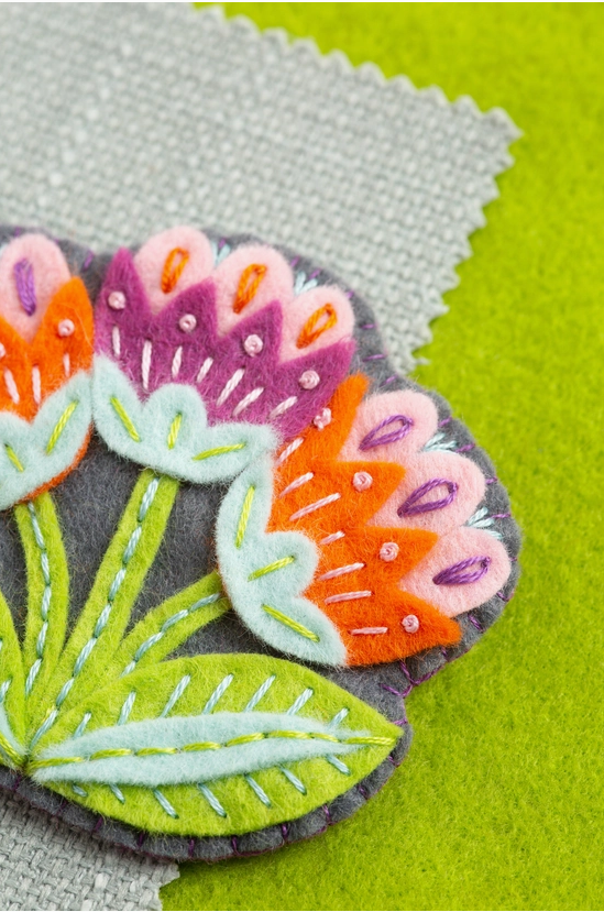 Hawthorn Handmade Marianne Flower Felt Craft Kit - Art Noise