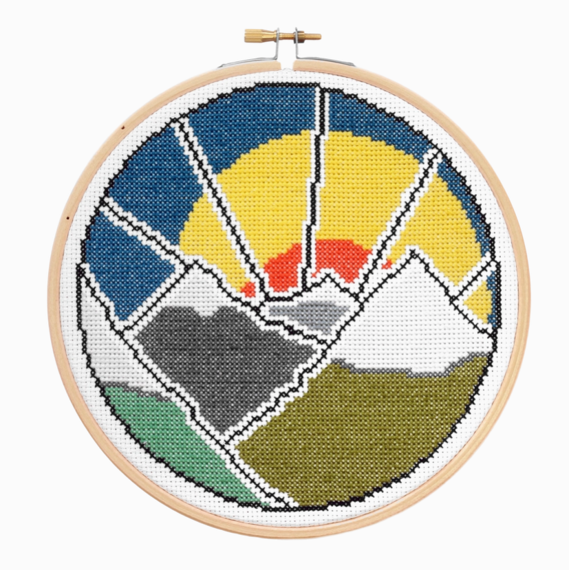 Hawthorn Handmade Mountain Adventure Cross Stitch Kit