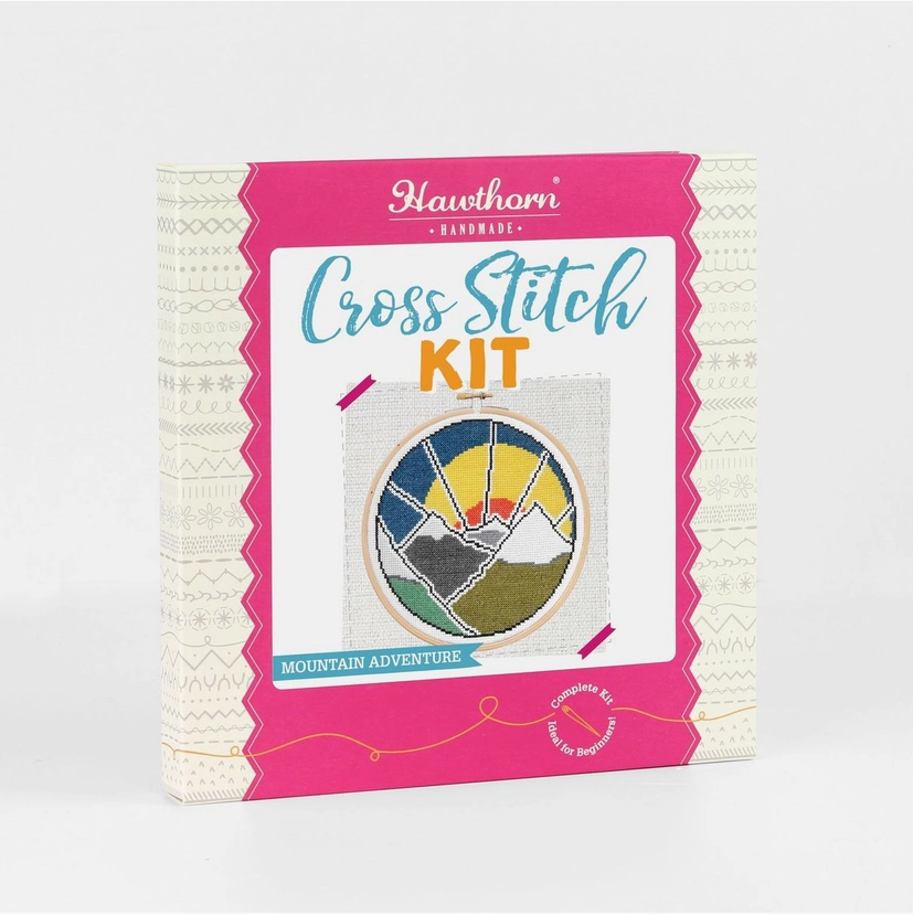 Hawthorn Handmade Mountain Adventure Cross Stitch Kit