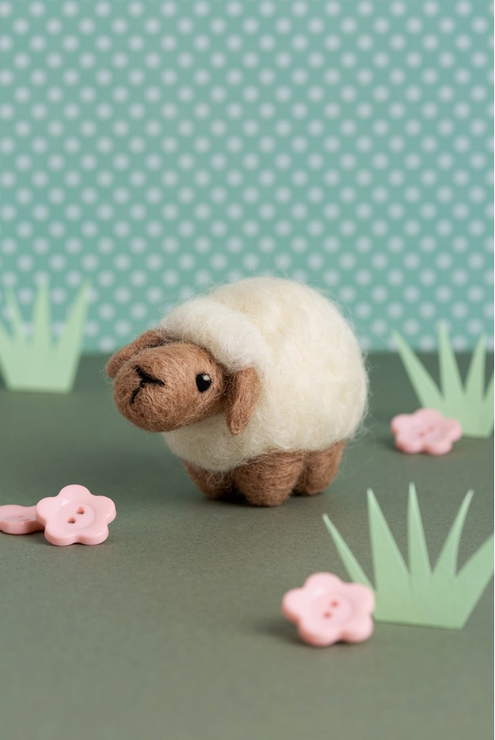 Hawthorn Handmade Sheep Mini Needle Felting Kit - Art Noise