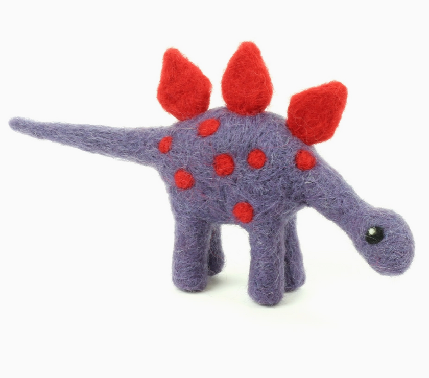 Hawthorn Handmade Stegosaurus Mini Felting Kit - Art Noise