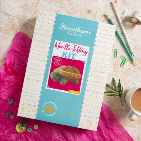 Hawthorn Handmade Tortoise Needle Felting Kit - Art Noise Hawthorn Handmade Tortoise Needle Felting Kit Hawthorn Handmade Felting art-noise.myshopify.com hawthorn-handmade-tortoise-needle-felting-kit