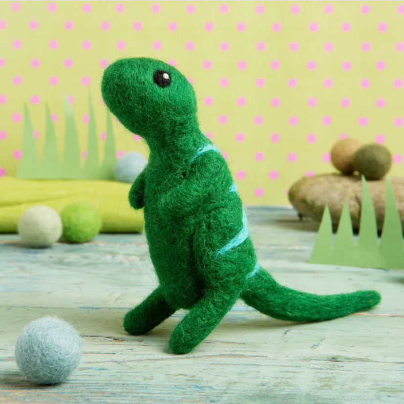 Hawthorn Handmade T-Rex Mini Needle Felting Kit - Art Noise