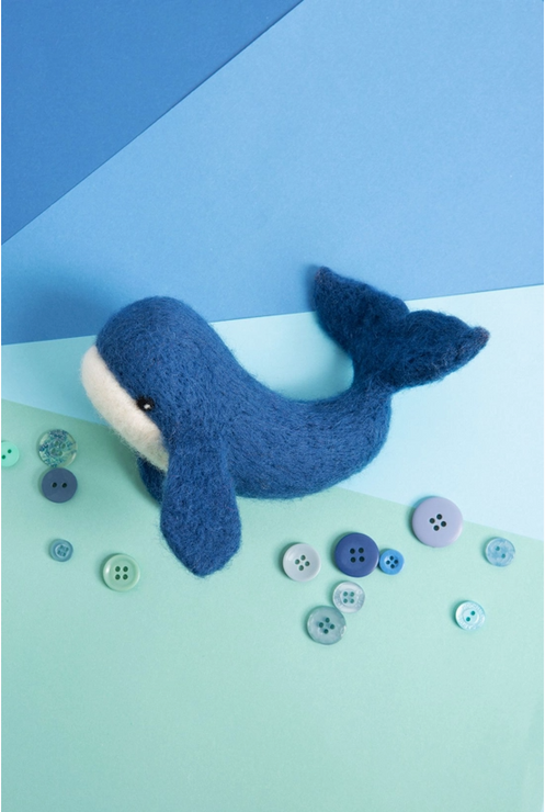 Hawthorn Handmade Whale Needle Felting Kit - Art Noise