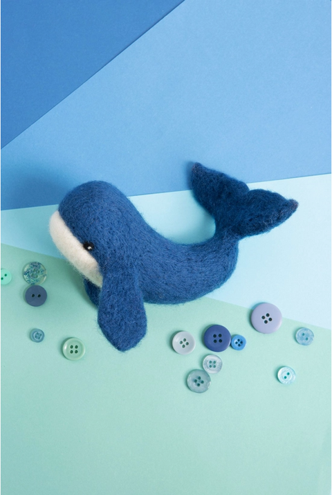 Hawthorn Handmade Whale Needle Felting Kit - Art Noise Hawthorn Handmade Whale Needle Felting Kit Hawthorn Handmade Felting art-noise.myshopify.com hawthorn-handmade-whale-needle-felting-kit