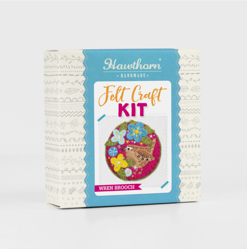 Hawthorn Handmade Wren Felt Craft Kit - Art Noise