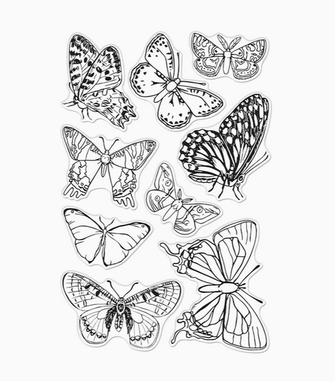 Hero Arts Beautiful Butterflies Clear Stamp Set - Art Noise Hero Arts Beautiful Butterflies Clear Stamp Set Hero Arts Stamps & Embossing Supplies art-noise.myshopify.com hero-arts-beautiful-butterflies-clear-stamp-set