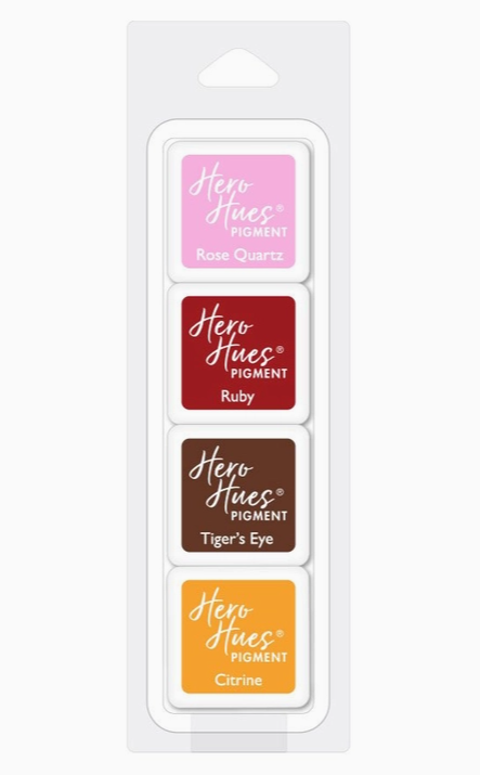 Hero Arts Hero Hues Warm Pigment 4-Cube Pack - Art Noise