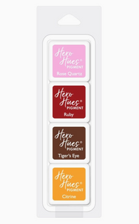 Hero Arts Hero Hues Warm Pigment 4-Cube Pack - Art Noise