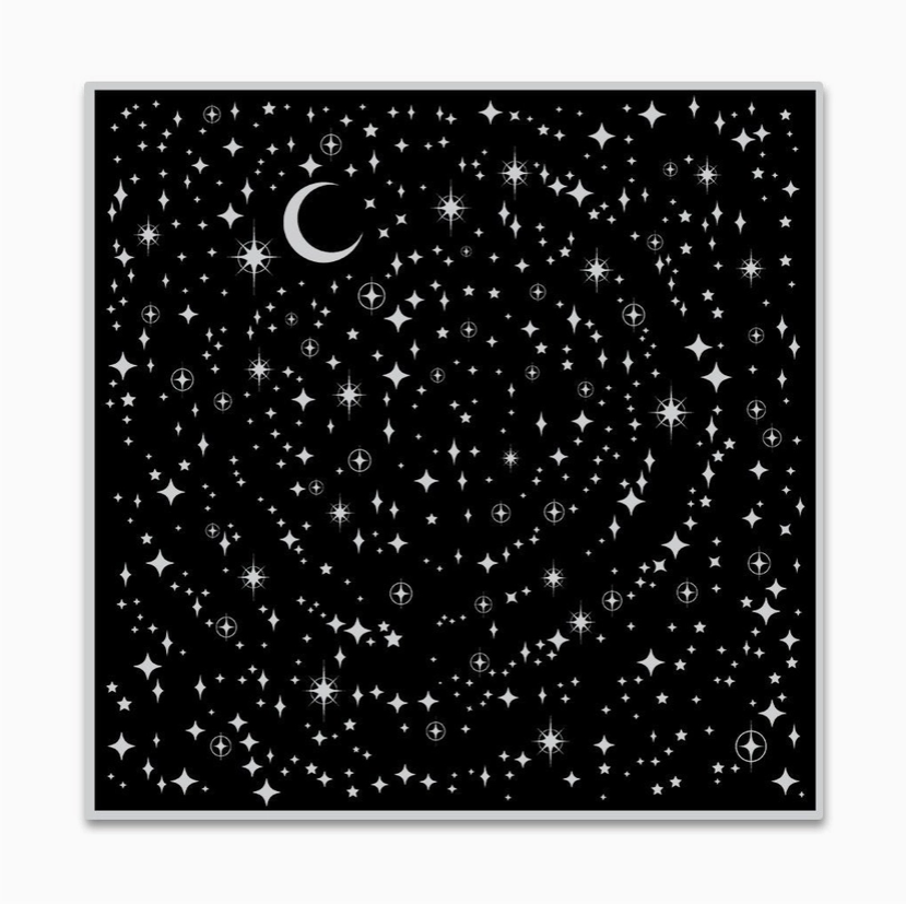 Hero Arts Star Light Star Bright Handmade Rubber Cling Stamp - Art Noise