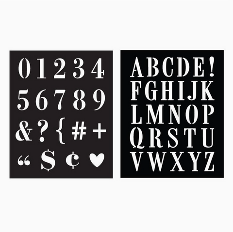 Hero Arts Subway Type Stencil Pair - Art Noise Hero Arts Subway Type Stencil Pair Hero Arts Stencil art-noise.myshopify.com hero-arts-subway-type-stencil-pair