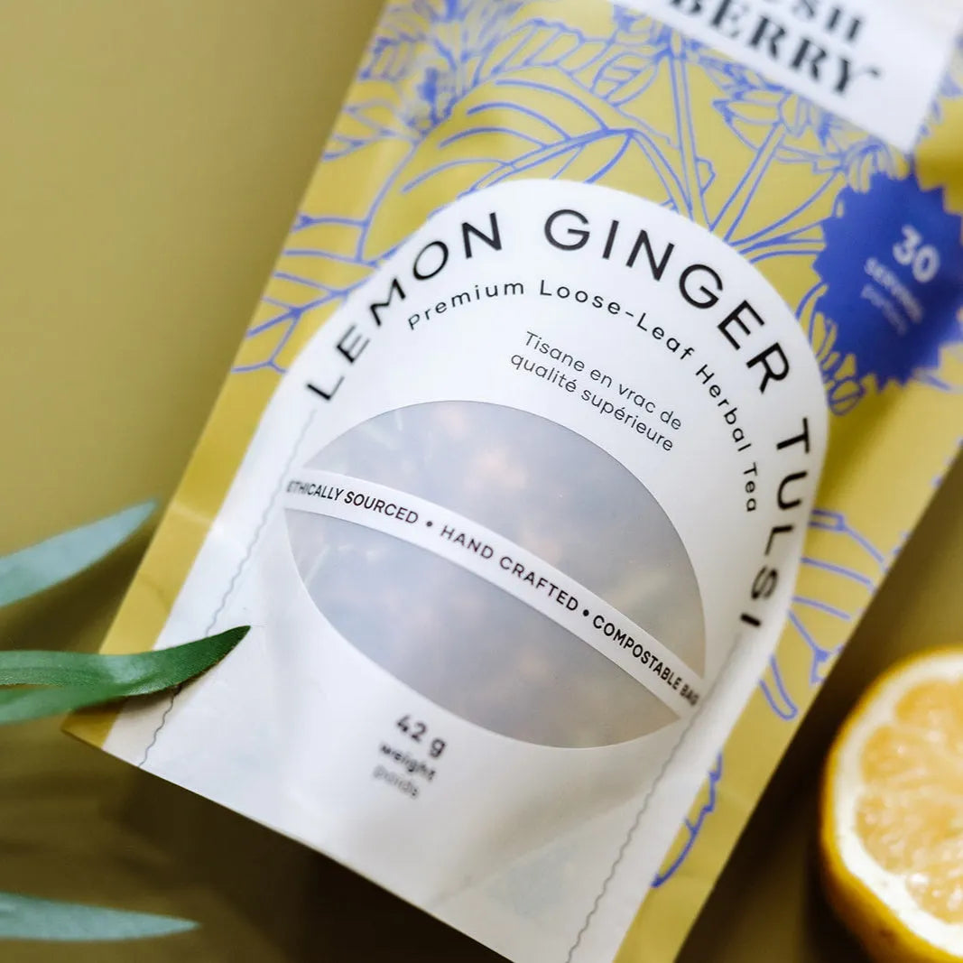 Organic Lemon Ginger Tulsi Tea Bush Berry TEA art-noise.myshopify.com organic-lemon-ginger-tulsi-tea Organic Lemon Ginger Tulsi Tea Bush Berry TEA art-noise.myshopify.com organic-lemon-ginger-tulsi-tea