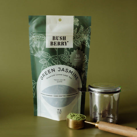 Organic Green Jasmine Tea Bush Berry TEA art-noise.myshopify.com organic-green-jasmine-tea